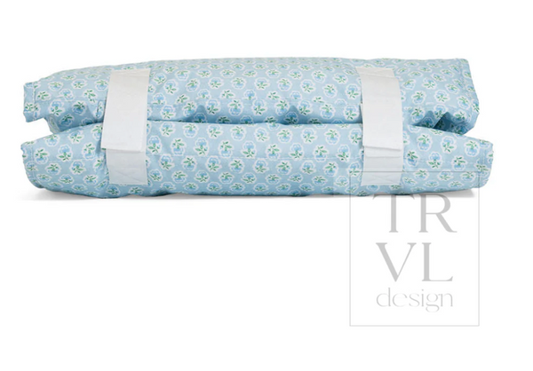 TRVL Nap Mat - Rest Up! - Petite Fleur Blue from Anderson Parker
