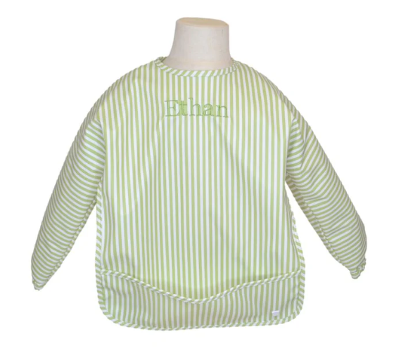 TRVL Perfect Smock - Size 2T-4T - Pimlico Stripe Green from Anderson Parker