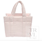 TRVL Quilted Mini Go Go Tote - Pimlico Stripe Pink from Anderson Parker