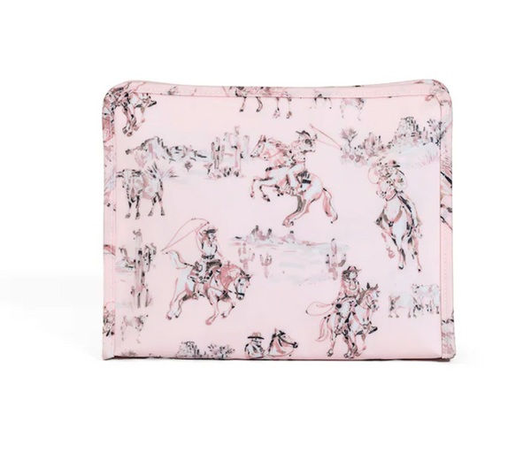 TRVL ROADIE LARGE Zip Pouch - COWGIRL TOILE from Anderson Parker