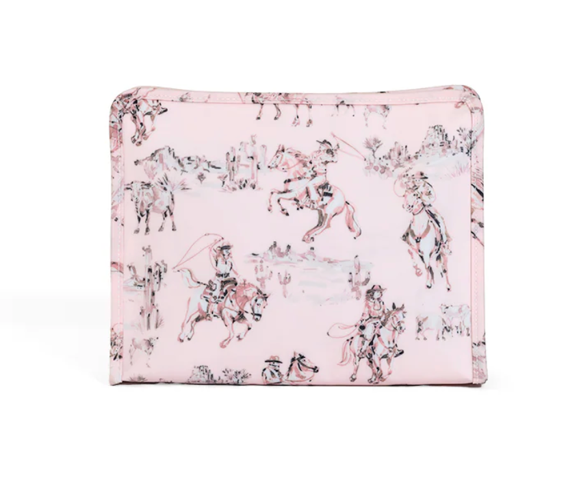 TRVL ROADIE LARGE Zip Pouch - COWGIRL TOILE from Anderson Parker