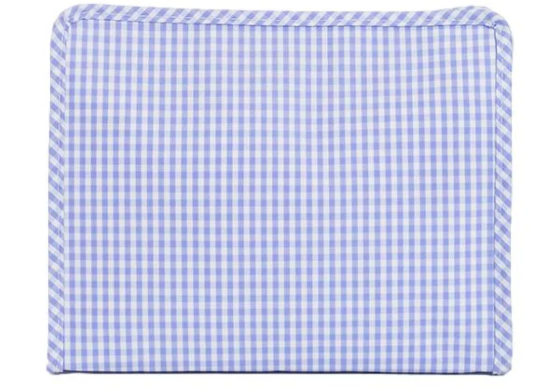 TRVL ROADIE LARGE Zip Pouch - GINGHAM LILAC from Anderson Parker
