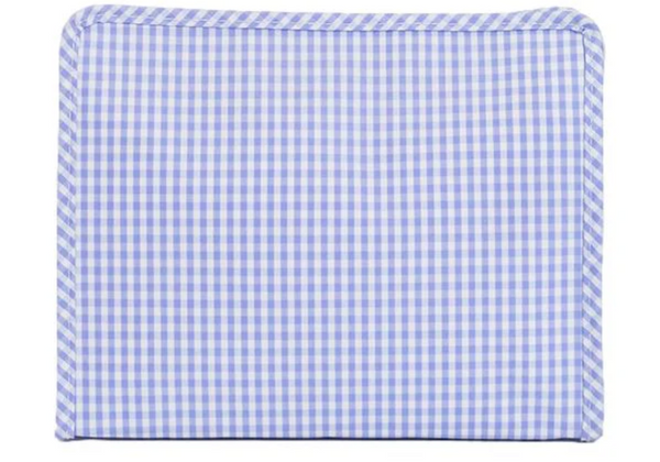 TRVL ROADIE LARGE Zip Pouch - GINGHAM LILAC from Anderson Parker