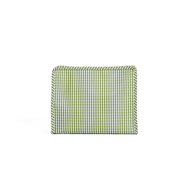 TRVL ROADIE LARGE Zip Pouch - Gingham Moss from Anderson Parker