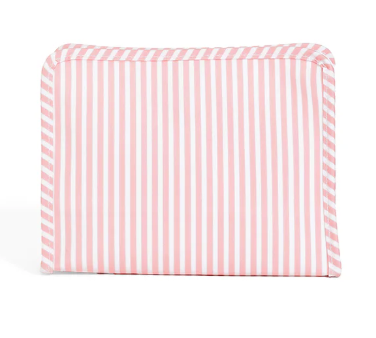 TRVL ROADIE LARGE Zip Pouch - Pimlico Stripe Dusty Rose from Anderson Parker