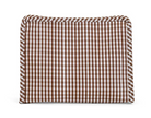TRVL ROADIE MEDIUM Zip Pouch - GINGHAM COCO from Anderson Parker