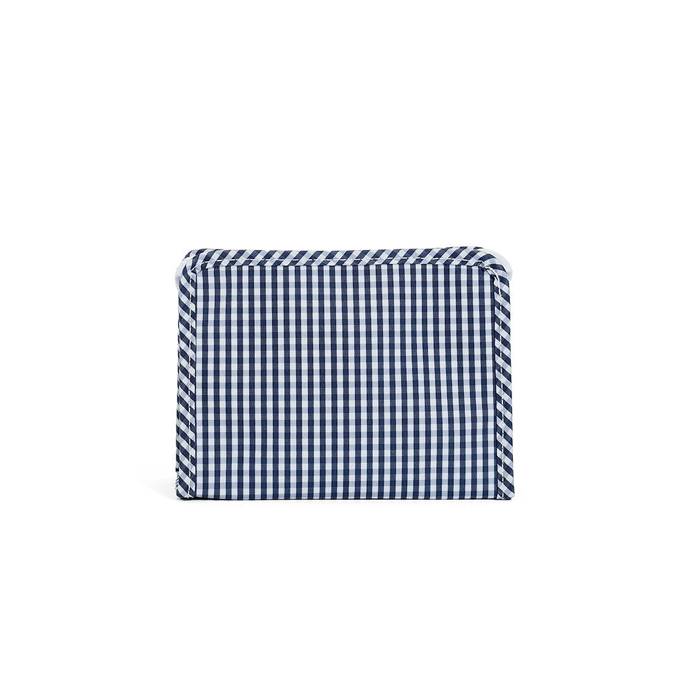 TRVL ROADIE MEDIUM Zip Pouch - Gingham Navy from Anderson Parker