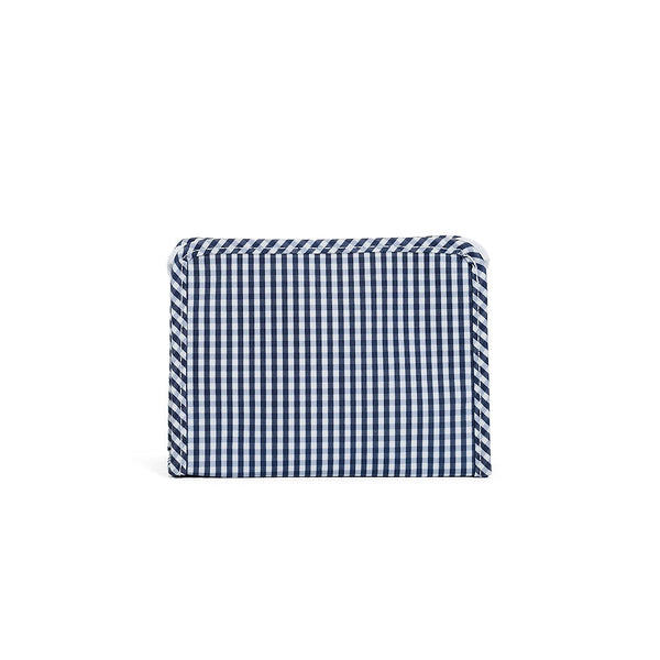 TRVL ROADIE MEDIUM Zip Pouch - Gingham Navy from Anderson Parker