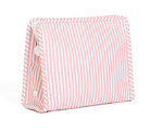 TRVL ROADIE MEDIUM Zip Pouch - Pimlico Stripe Dusty Rose from Anderson Parker