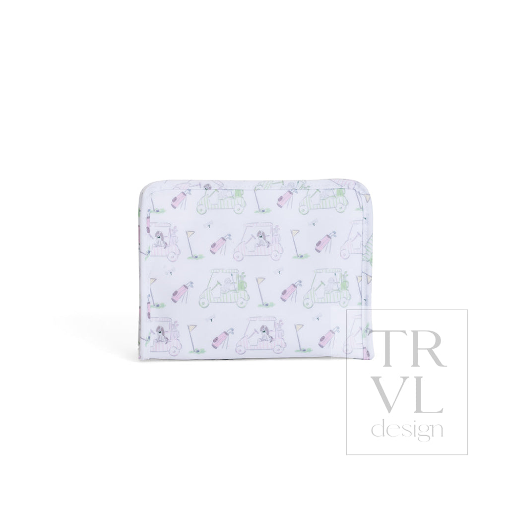 TRVL ROADIE MEDIUM Zip Pouch - Putt Putt Pink from Anderson Parker