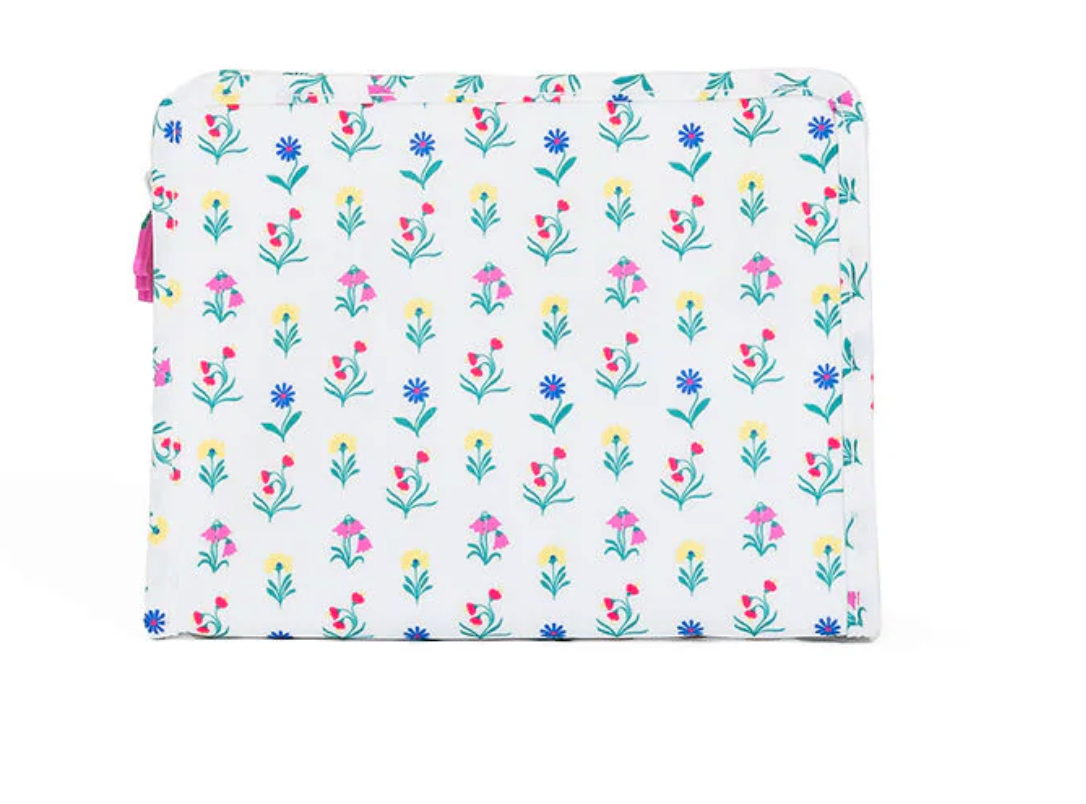 TRVL ROADIE MEDIUM Zip Pouch - WILD FLOWER from Anderson Parker