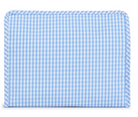 TRVL Roadie Large Zip Pouch - Gingham Sky from Anderson Parker