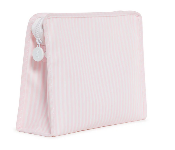 TRVL Roadie Large Zip Pouch - Pimlico Stripe Pink from Anderson Parker