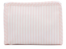 TRVL Roadie Small Zip Pouch - Pimlico Stripe Pink from Anderson Parker