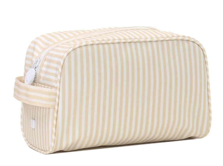 TRVL Stowaway Toiletry Bag - Pimlico Stripe Sand from Anderson Parker