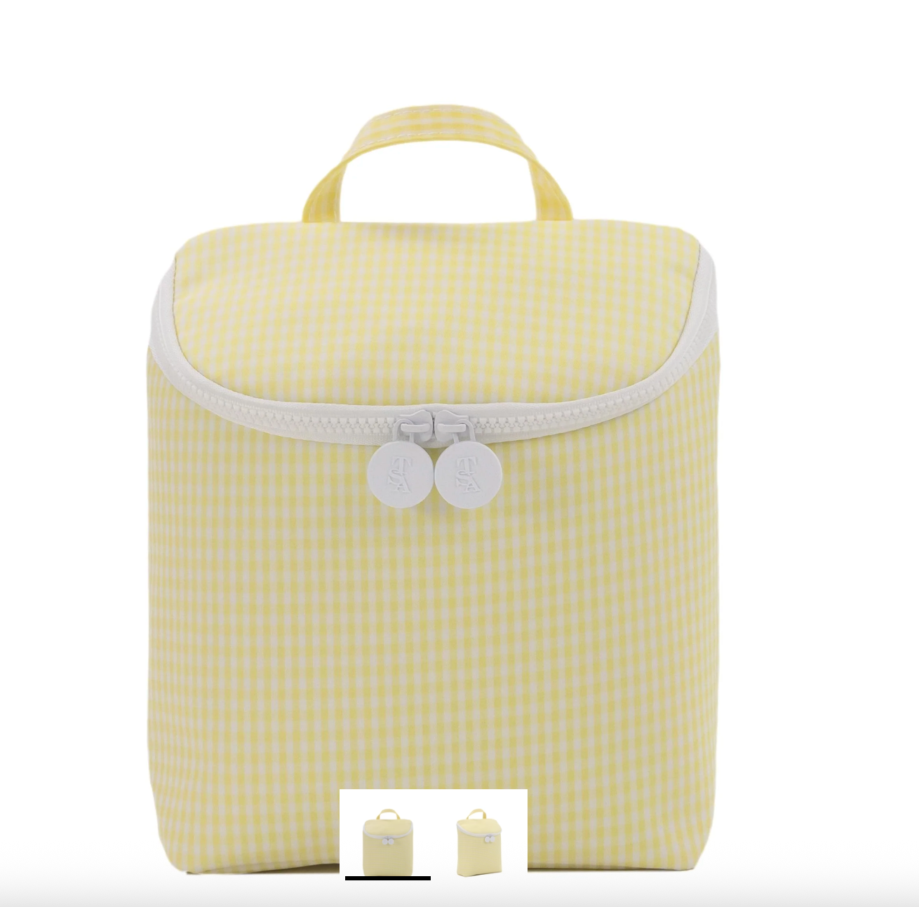 TRVL Take Away Insulated Lunch Bag - Gingham Buttercup from Anderson Parker