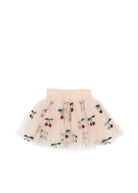 TULLIE SMOCK SKIRT GRS - MA GRANDE CERISE GLITTER from Anderson Parker