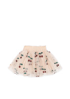 TULLIE SMOCK SKIRT GRS - MA GRANDE CERISE GLITTER from Anderson Parker