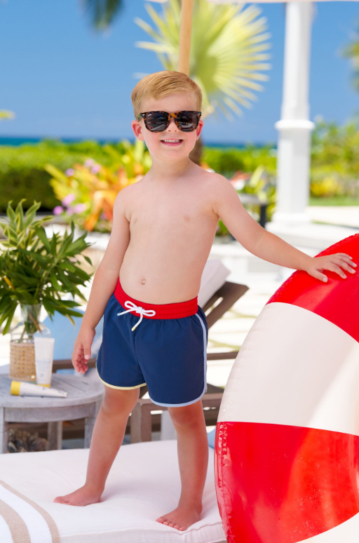 Tanner Trunks - Nantucket Navy/Richmond Red/Beale Street Blue/Lake Worth Yellow from Anderson Parker
