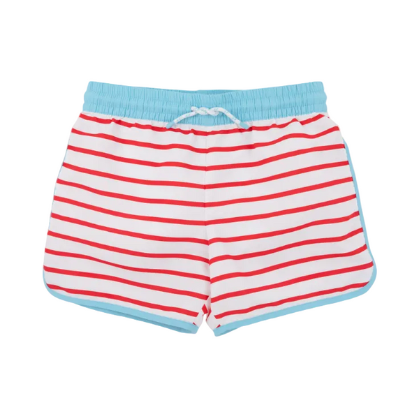 Tanner Trunks - Richmond Red Stripe/Belhaven Blue from Anderson Parker