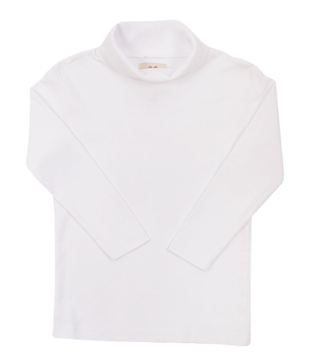 Tatum`s Turtleneck Shirt - Worth Ave White from Anderson Parker