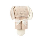 Taupe Bunny Hooded Baby Bath Wrap from Anderson Parker