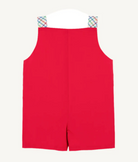 Teddy's Tab Jon Jon - Richmond Red with Kindness Wins Windowpane & School House Applique from Anderson Parker