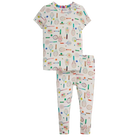 Tennis Love Modal Magnetic S/s Long Pant Pj Set from Anderson Parker