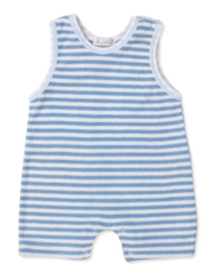 Terry Sleeveless Playsuit - Light Blue from Anderson Parker