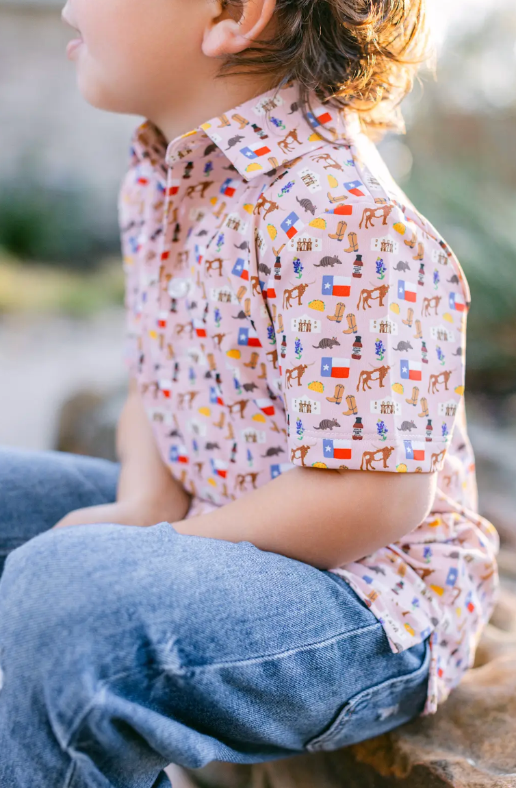 Texas Forever Boys' Polo from Anderson Parker