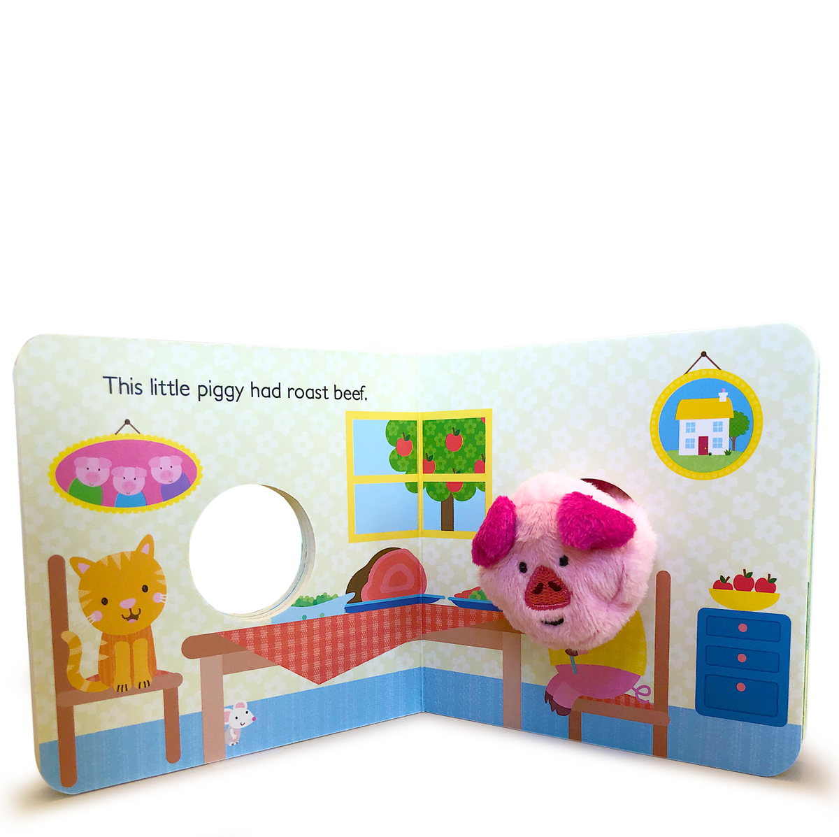This Little Piggy Nursery Rhyme Finger Puppet Board Book from Anderson Parker