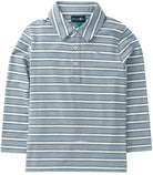 Too Cool for School Long Sleeve Polo - Arona Stripe from Anderson Parker