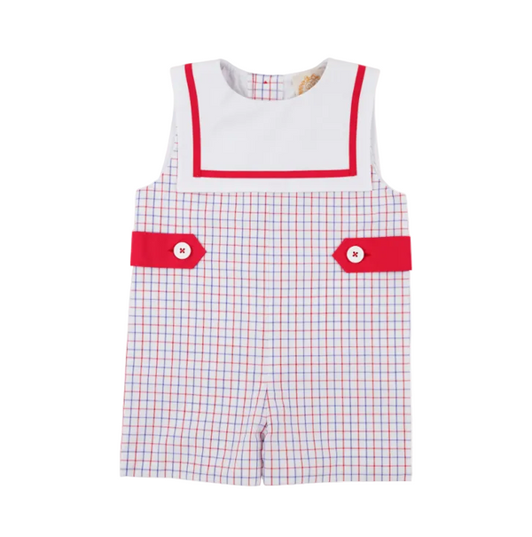 Townes Top Sail Jon Jon - Woven Yarn - Lake Powell Plaid/Worth Ave White from Anderson Parker