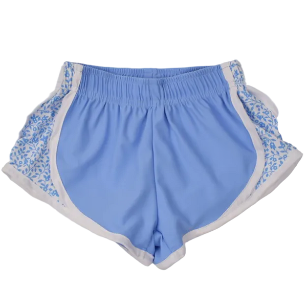 Track Shorts with Blue Floral Side from Anderson Parker