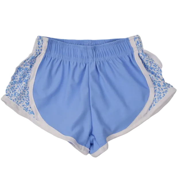 Track Shorts with Blue Floral Side from Anderson Parker