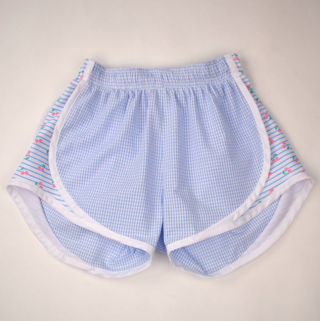 Track Shorts with Cherry Print Sides from Anderson Parker