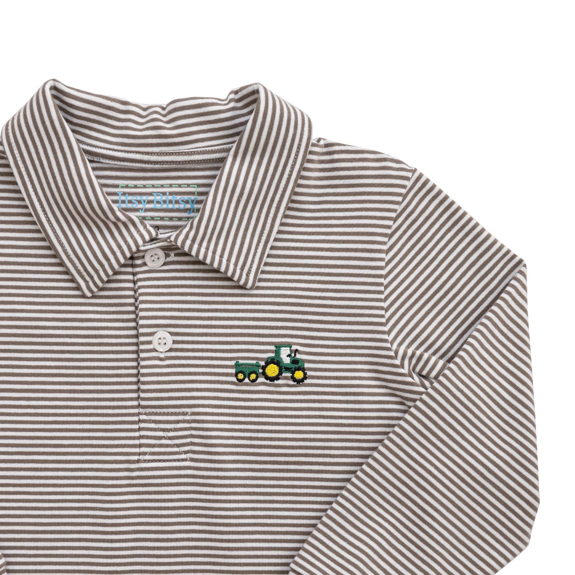 Tractor Polo Romper from Anderson Parker