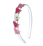 Tree Glitter Pink White Headband from Anderson Parker