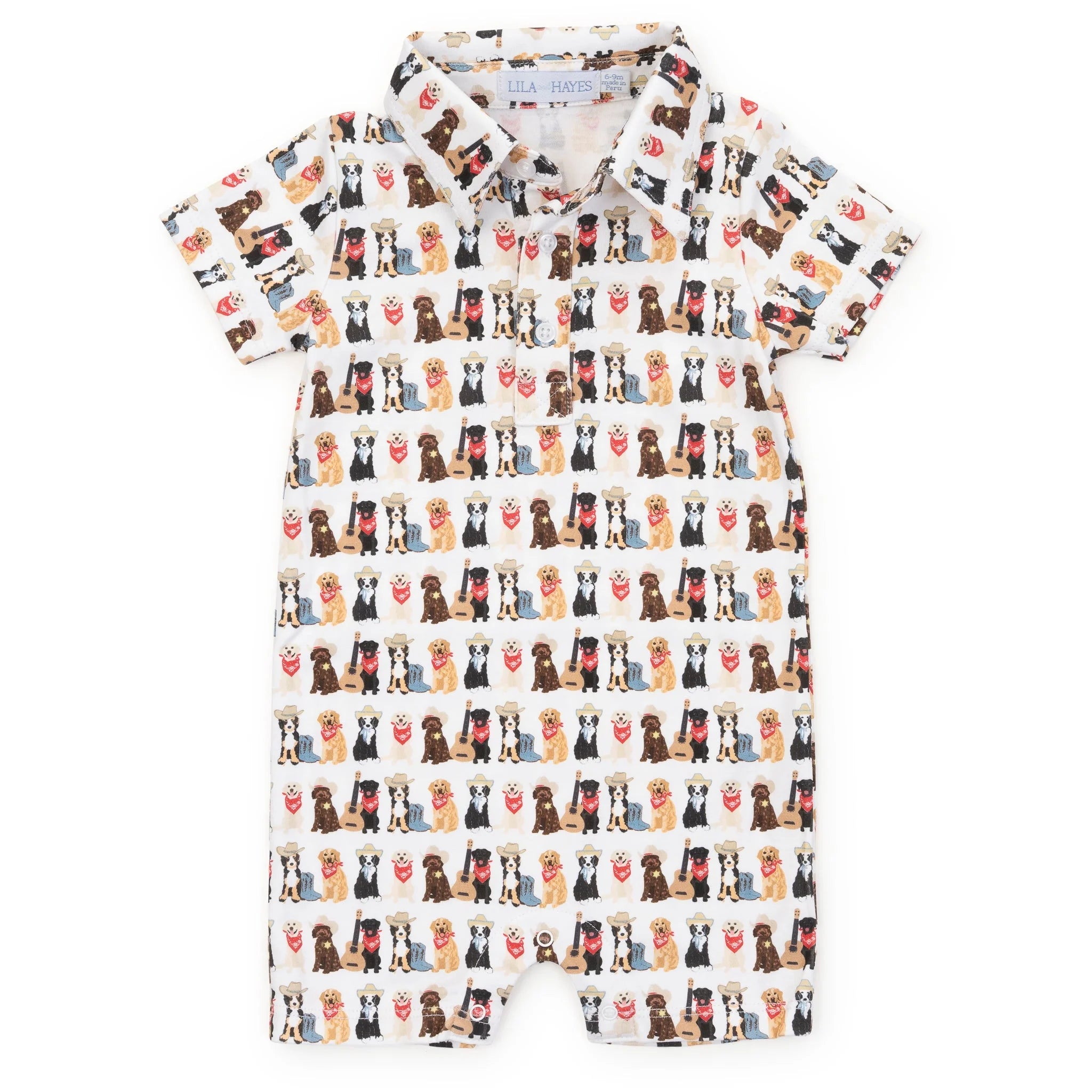 Tripp Boys' Polo Shortall - Western Pups from Anderson Parker