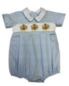Turkey Smocked Boy Bubble from Anderson Parker
