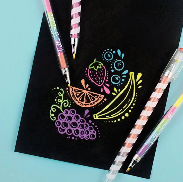 Tutti Fruitti: Scented Multi-Colored Gel Pens from Anderson Parker