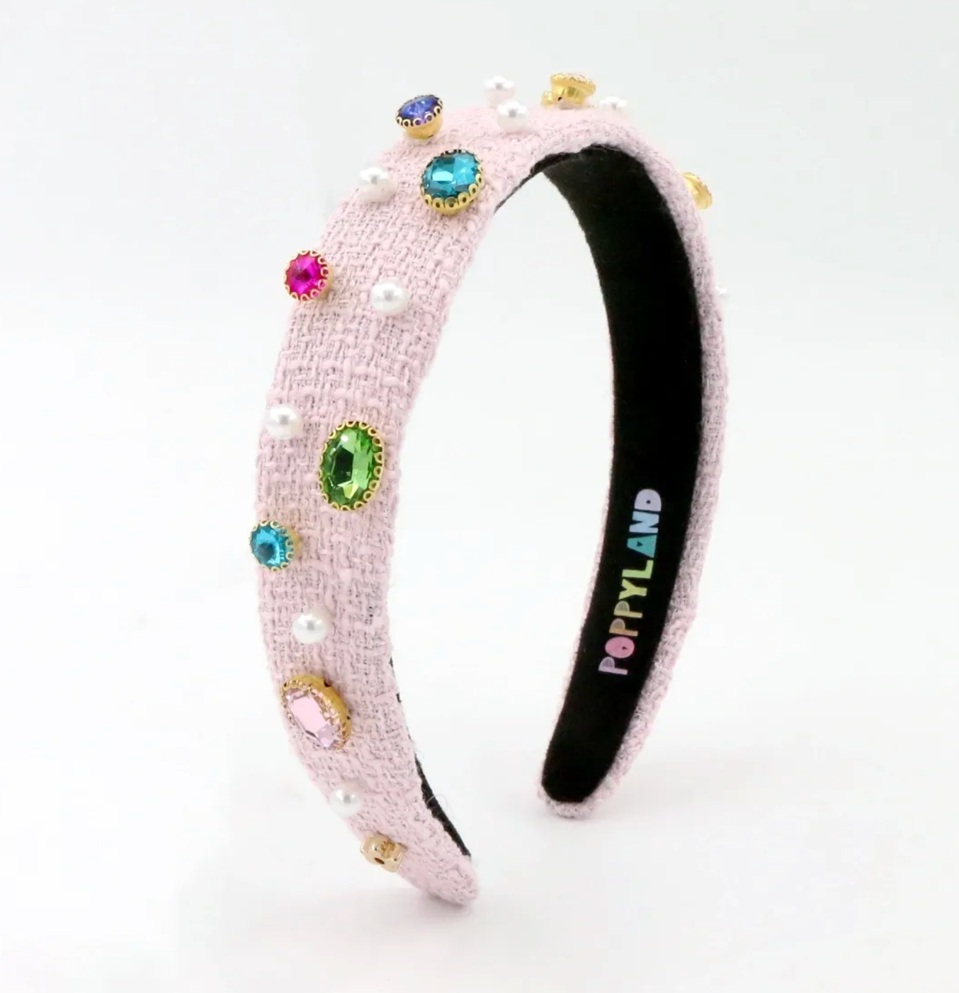 Tweed Light Pink Headband from Anderson Parker