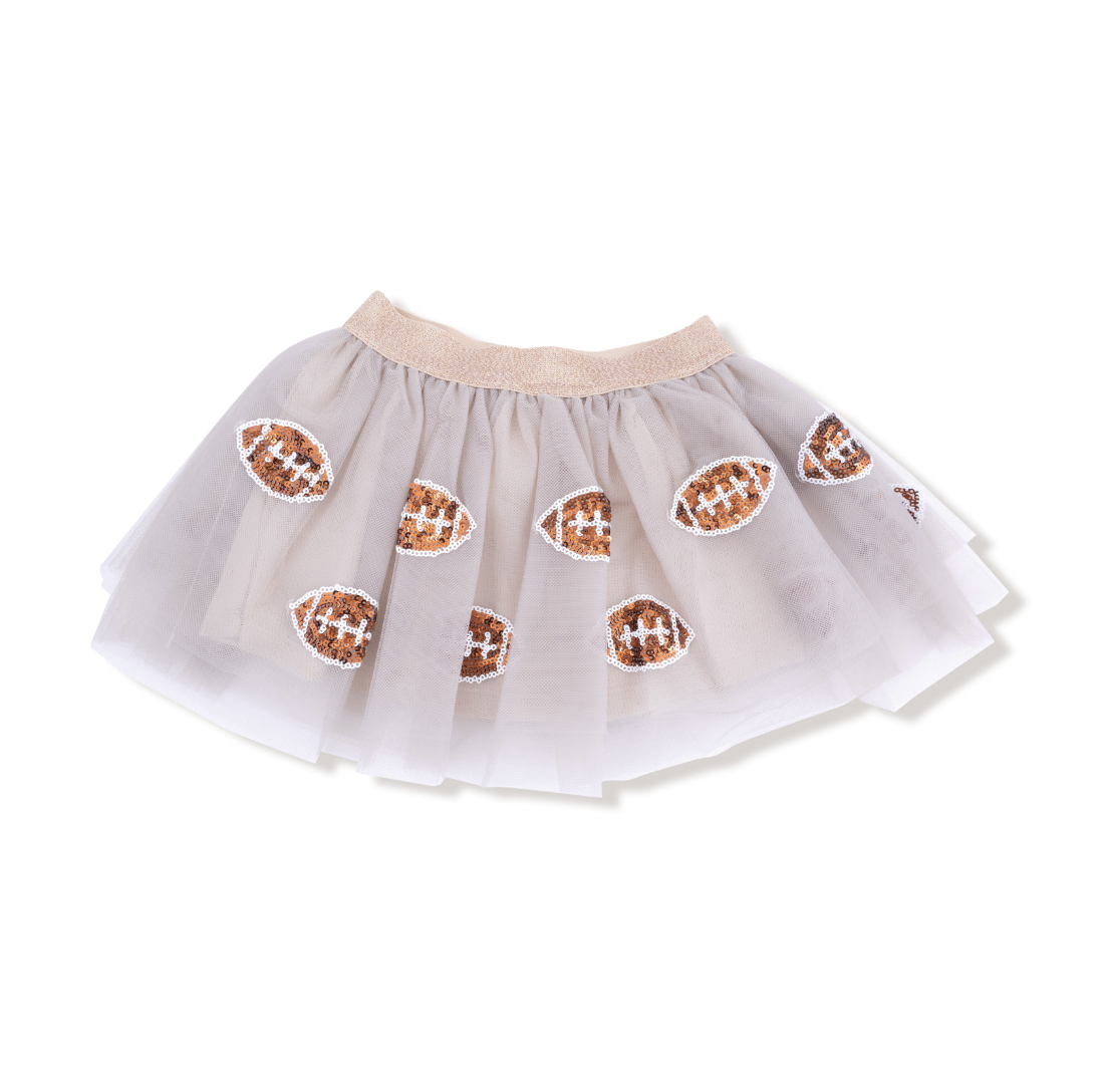Varsity - Football Oatmeal - Tutu Skirt from Anderson Parker