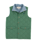 Vaughn Vest - Gallatin Green/Barnsley Blue Mini Gingham/Barnsley Blue from Anderson Parker