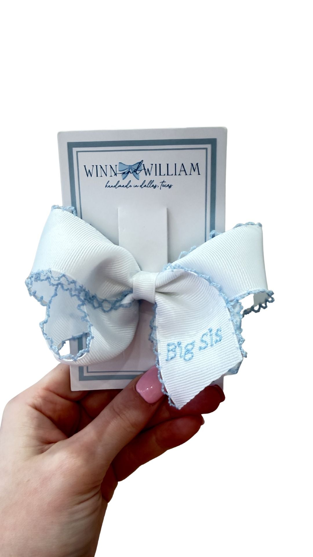 Via Clip Bow - Big Sister Blue from Anderson Parker