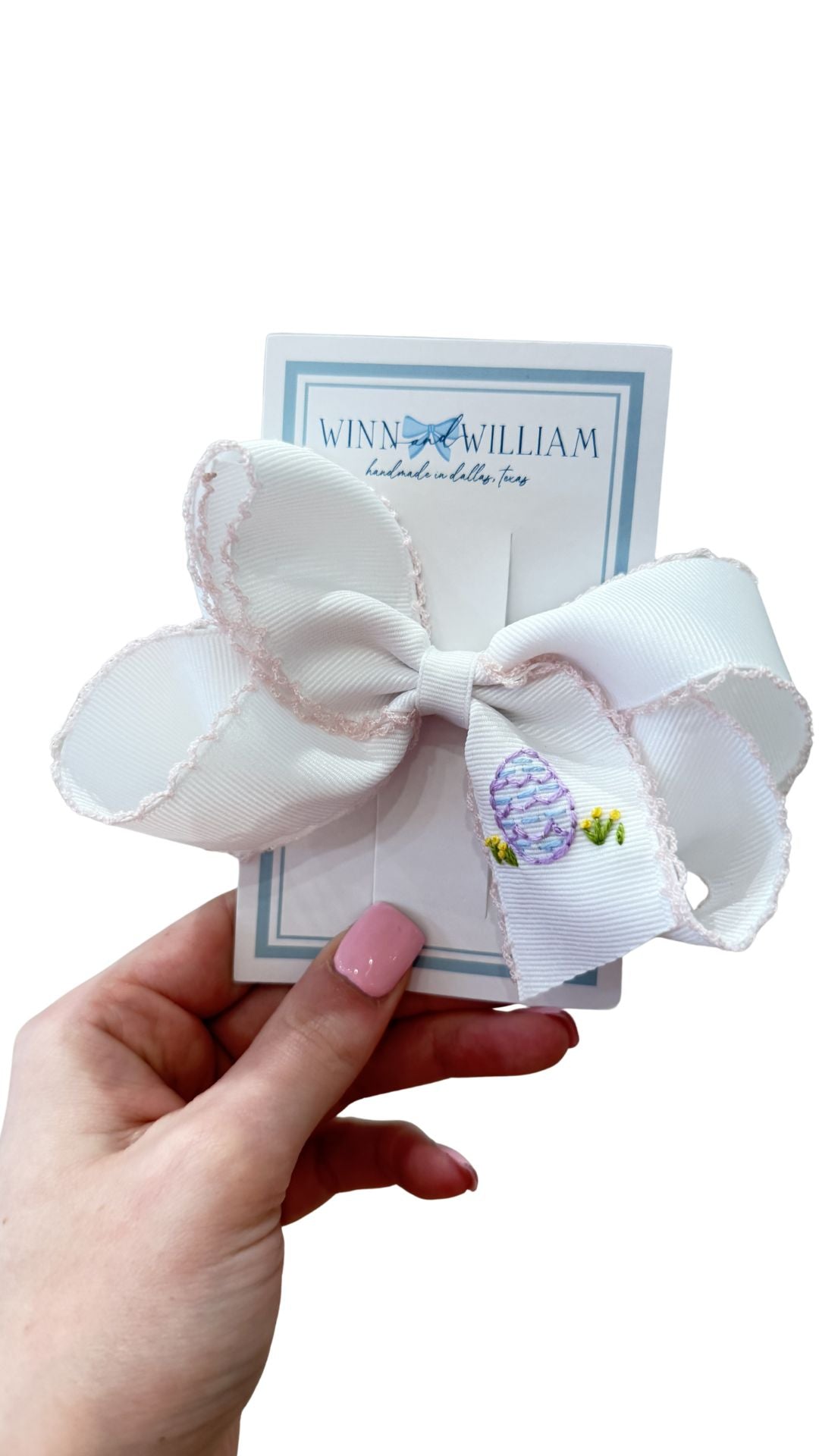 Via Clip Bow - Purple Egg from Anderson Parker