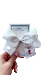 Via Clip Bow - White Balloon from Anderson Parker