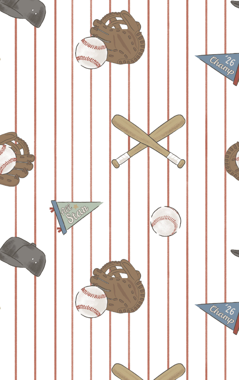 Vintage Baseball Stripe - Retro Sunsuit from Anderson Parker