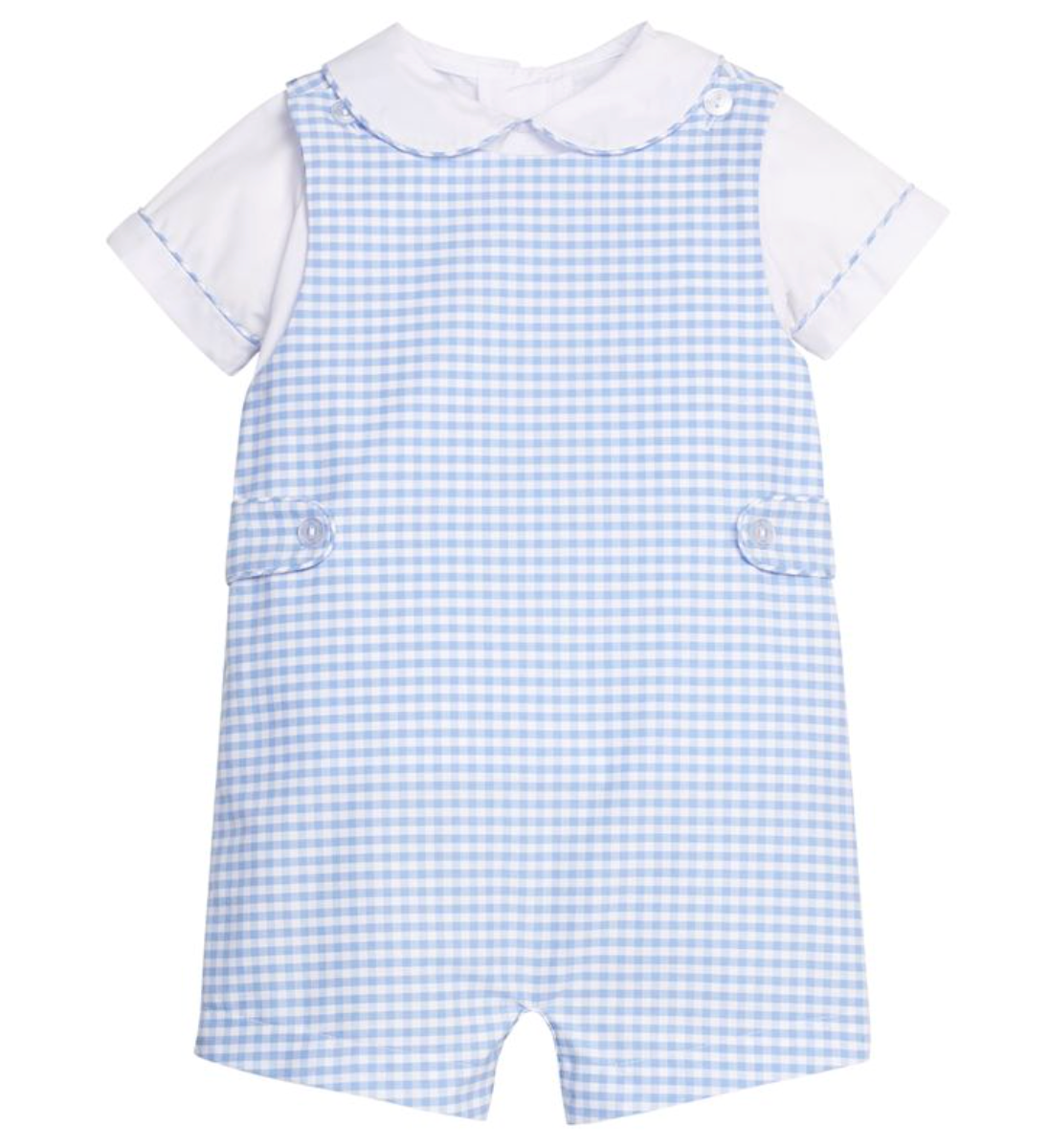 Vintage Button Tab John John Set - Mayfair Gingham from Anderson Parker