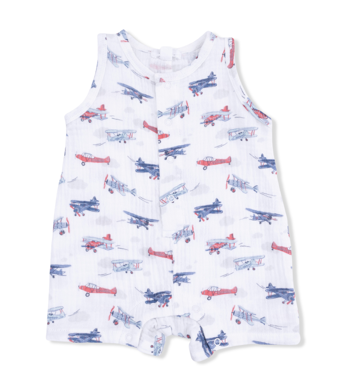 Vintage Planes - Sleeveless Shortie Romper from Anderson Parker